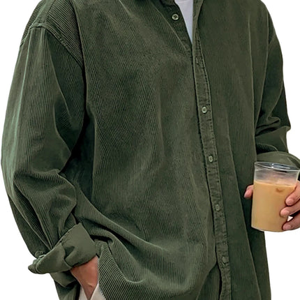 Casual Loose Men's Autumn And Winter Thick Shirt Jacket