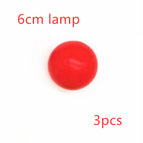 Red / 6cm lamp 3pcs