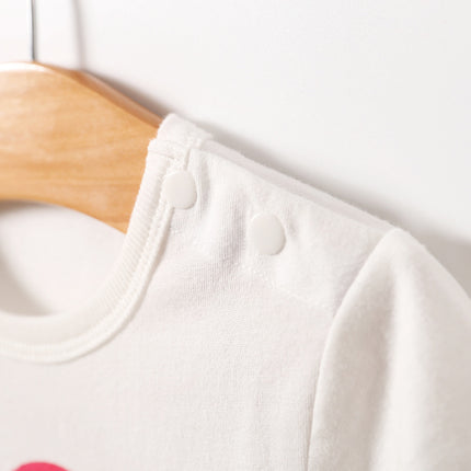 Short sleeve triangle romper infants
