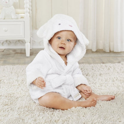 Babies Hooded Absorbent Animal-shaped Bathrobe