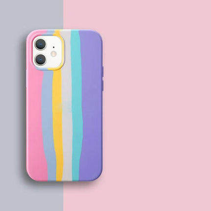 IPhone Case 11 Rainbow Liquid Shell Apple