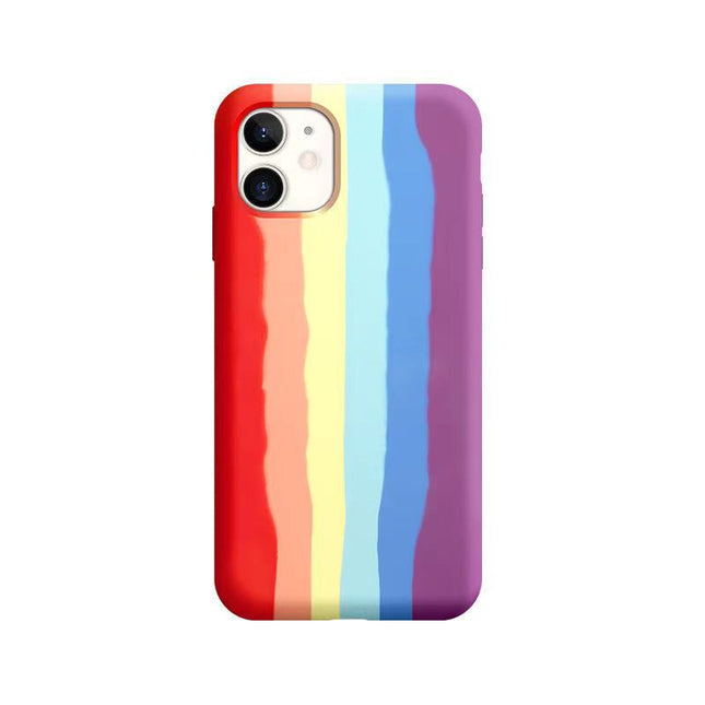 IPhone Case 11 Rainbow Liquid Shell Apple