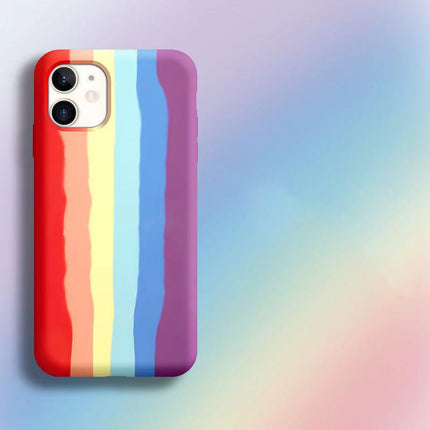 IPhone Case 11 Rainbow Liquid Shell Apple