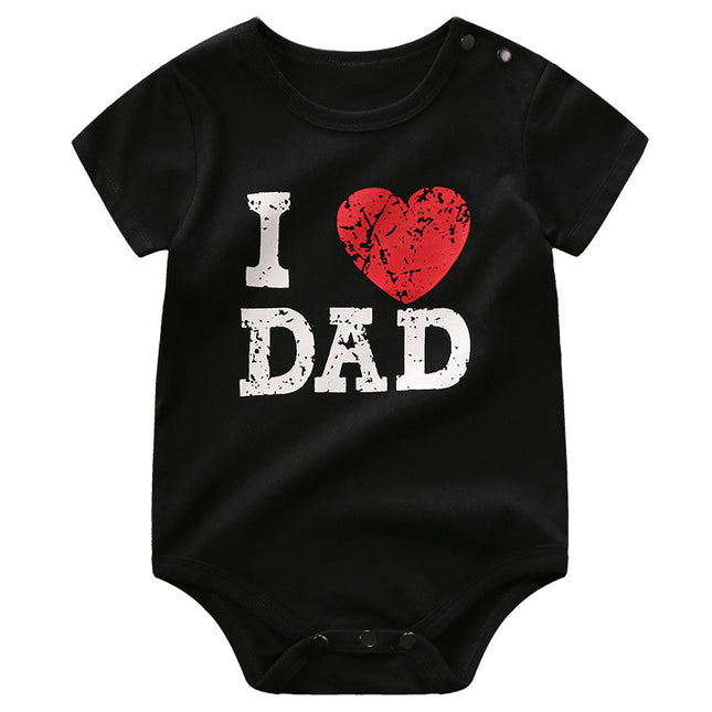 Short sleeve triangle romper infants
