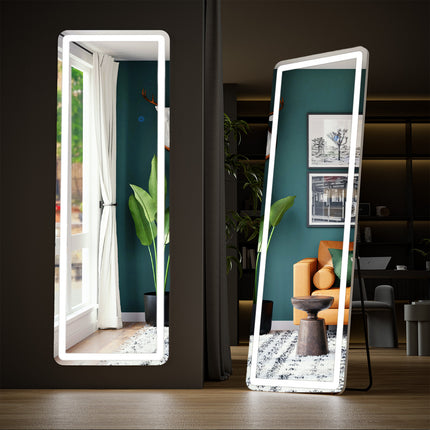 3 Color Lighting Mirror With LED Lights