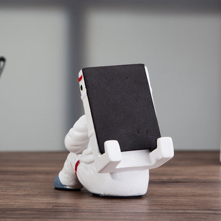 Astronaut Mobile Phone Stand Student Desktop Holder Cute Spaceman Cell Phone Holder Creative Gift Small Desk Decoration