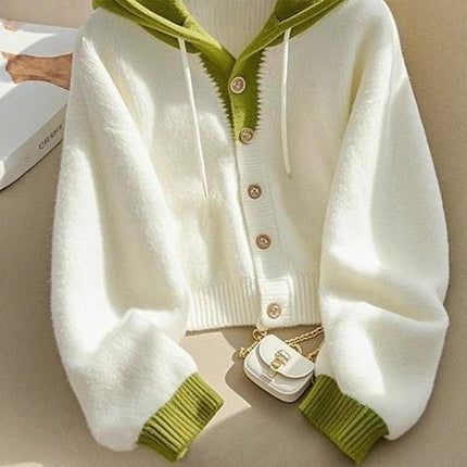 Early Autumn Korean Style Top For Women