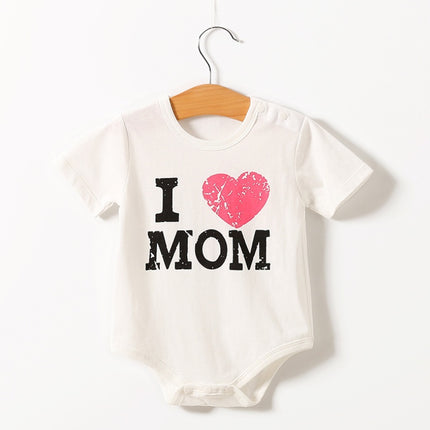 Short sleeve triangle romper infants