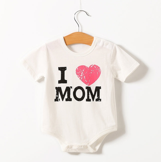 Short sleeve triangle romper infants