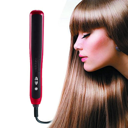 automatic adjustable temperature red hair straightener