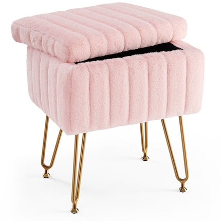 Dressing Stool And Chair With Storage Space