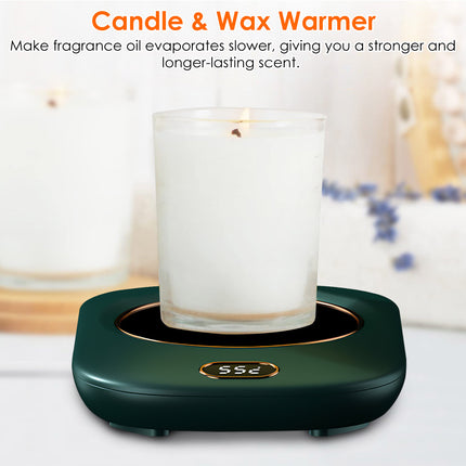 1Pc Electric Coffee Mug Warmer For Desk Auto Shut Off USB Tea Milk Beverage Cup Heater Heating Plate For Office Home 3 Temperature Setting