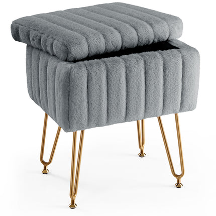 Dressing Stool And Chair With Storage Space