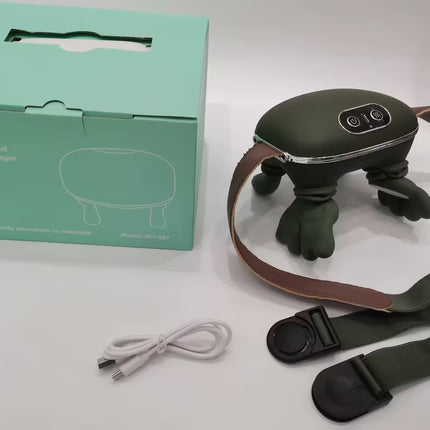 Electric Neck And Shoulder Muscle Massager Wireless Shoulder And Back Kneading Massage Shawl Neck Masajeador Relax Pain Relief