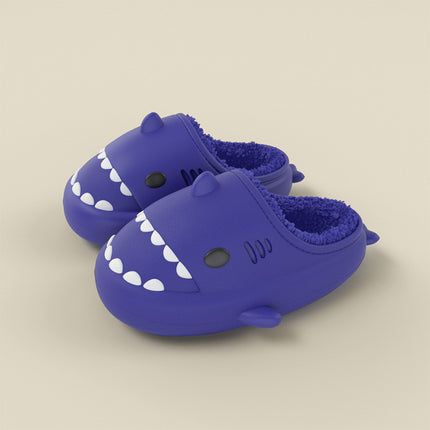 Three-dimensional Cartoon Shark Children Slippers