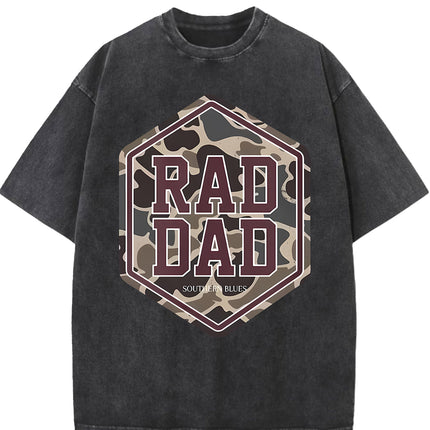 Cotton Men's Washed T Shirt American Casual Ideal Festival Gift