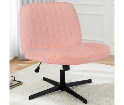 Cross-Legged Chair,No Wheels Armless Swivel Home Office Chair