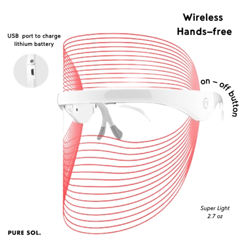 PURE SOL. Beauty  LED Light Therapy Skin Mask