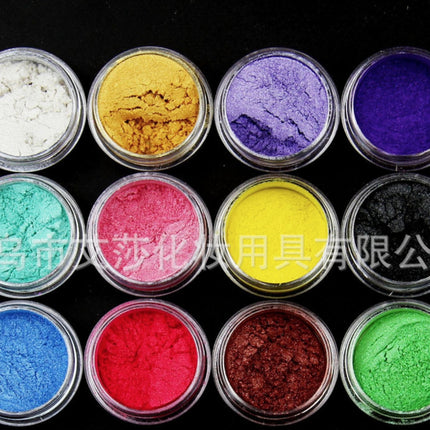 Shadow Set Organic Beauty Minerals Vegan All Natural Hand Crafted Eyes Lips Nail Art, Pigments