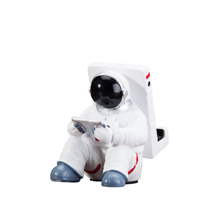 Astronaut Mobile Phone Stand Student Desktop Holder Cute Spaceman Cell Phone Holder Creative Gift Small Desk Decoration