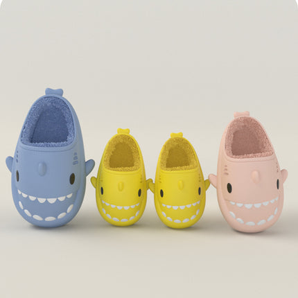 Three-dimensional Cartoon Shark Children Slippers