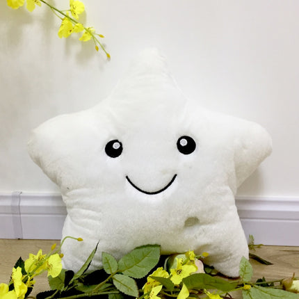 Luminous Pillow Vivid Star Design LED Light Colorful Cushion Stars Plush Pillow Toys Gift For Kids Children Girl