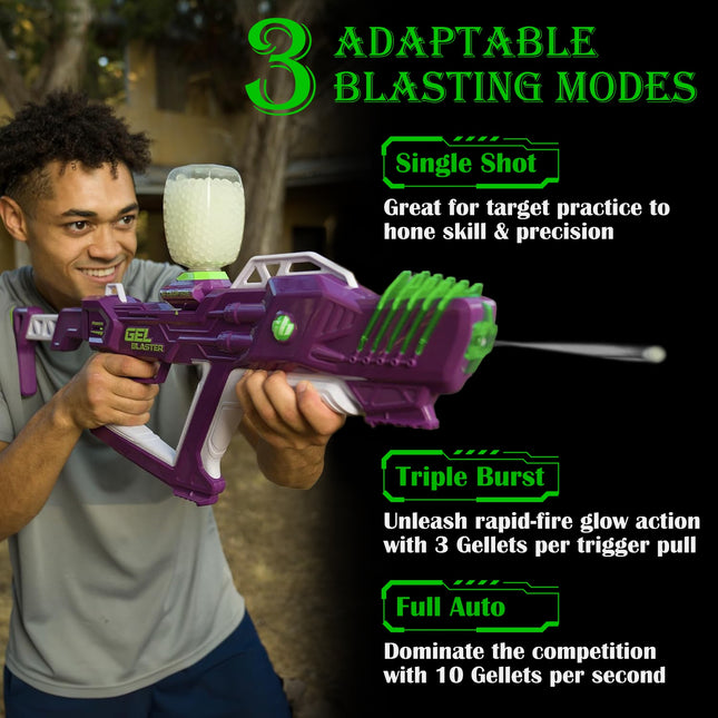 Starfire XL  Blaster Toy Gun  Splat Gun Toy With 6000 Gellets 170-250 FPS 150FT Range Semi Full-Auto  14 Years Above