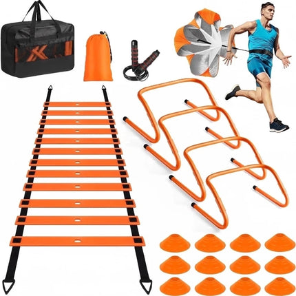 Agile Stair Speed Training Set - Adjustable Fitness Stairs, Suitable For Foot Movements, Coordination And Agility Training