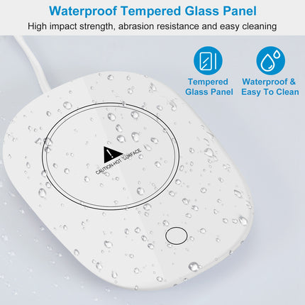 Coffee Mug Warmer Cup Warmer Auto Shut Off Coffee Tea Milk Electric Heater Pad Office Home Desk Electric Beverage Warmer Mat