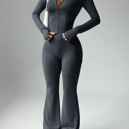 Workout Sexy Long Sleeve Sports Suit
