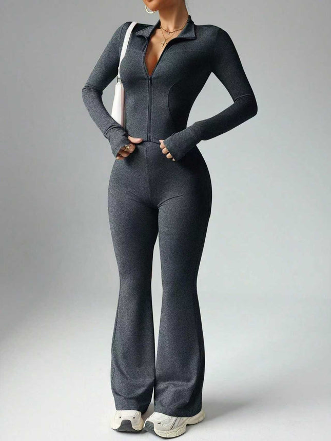 Workout Sexy Long Sleeve Sports Suit