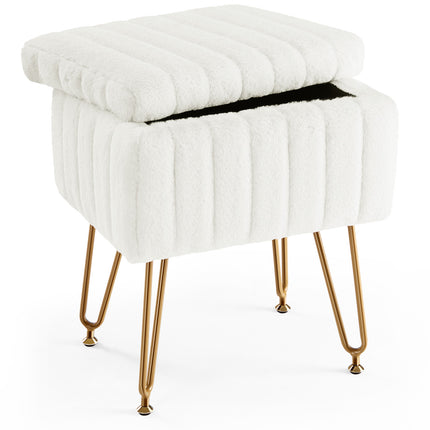 Dressing Stool And Chair With Storage Space