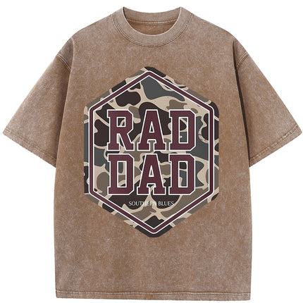Cotton Men's Washed T Shirt American Casual Ideal Festival Gift