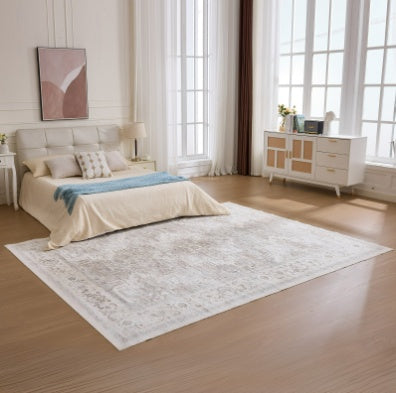 Nordic-style 9x12FT Polyester Carpet, A Special Anti-stain, Easy-to-maintain And Silent Carpet For Large Living Rooms And Bedrooms