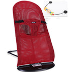 Red gauze with toy rack