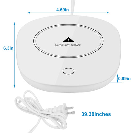 Coffee Mug Warmer Cup Warmer Auto Shut Off Coffee Tea Milk Electric Heater Pad Office Home Desk Electric Beverage Warmer Mat