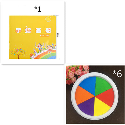 Kindergarten Finger Print Mud Non-toxic Washable Pigment