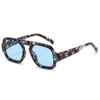 Conventional / Gray Leopard Print Frame Blue