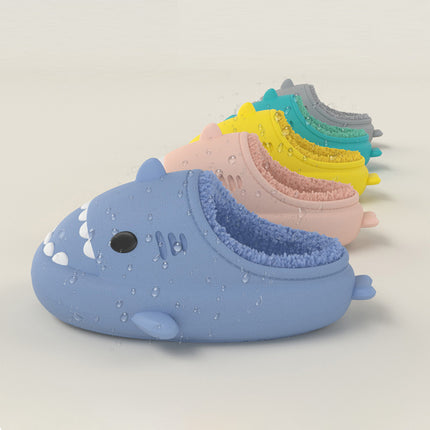 Three-dimensional Cartoon Shark Children Slippers