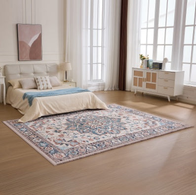Nordic-style 9x12FT Polyester Carpet, A Special Anti-stain, Easy-to-maintain And Silent Carpet For Large Living Rooms And Bedrooms
