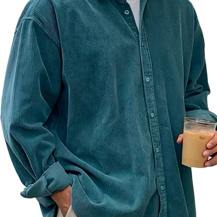Casual Loose Men's Autumn And Winter Thick Shirt Jacket