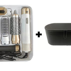 US / White / Black Leather Box